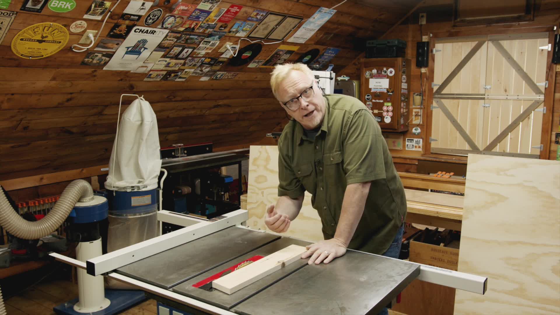 The Garage with Steve Butler-Modern Plywood Table