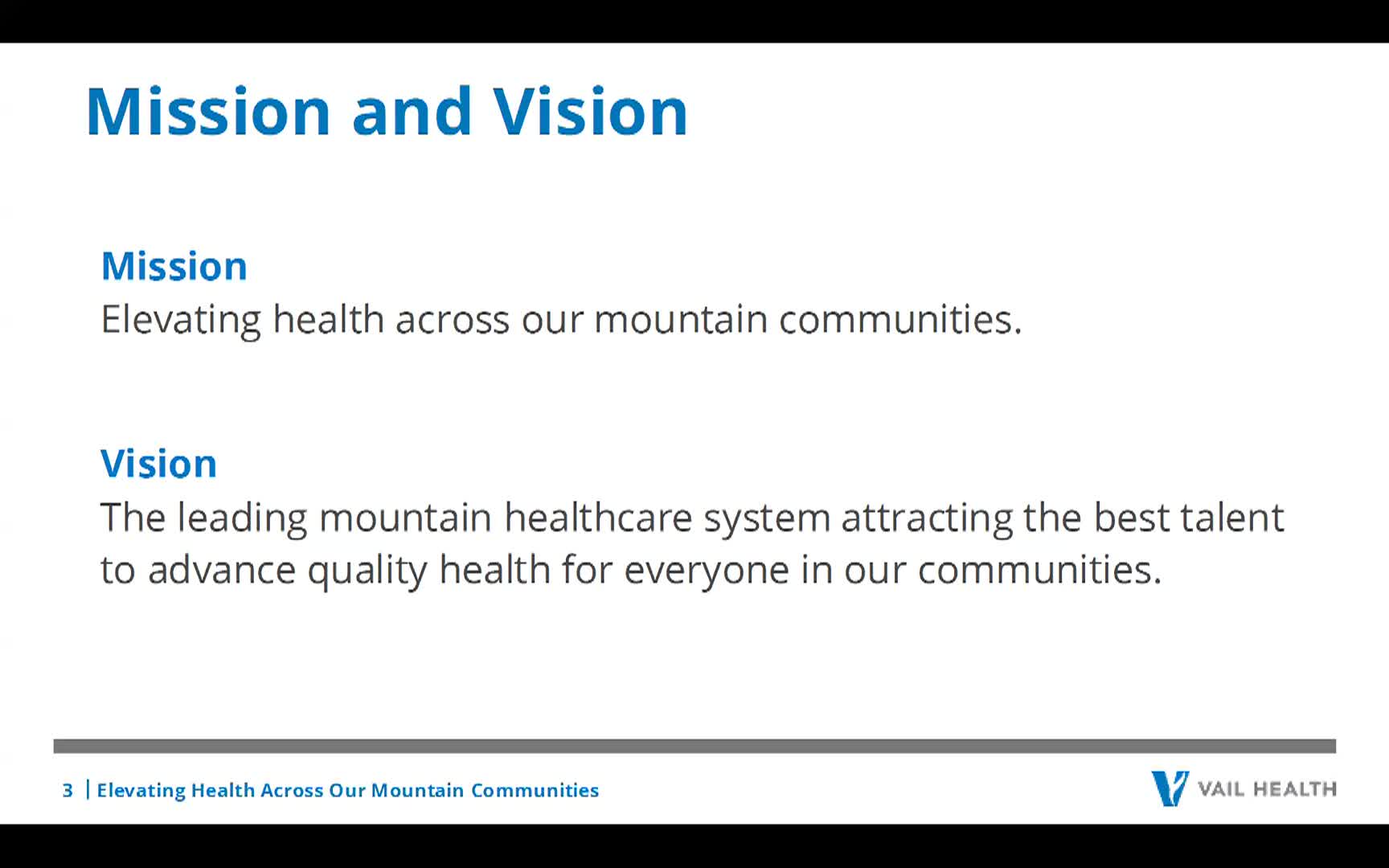 2025 State of Vail Health