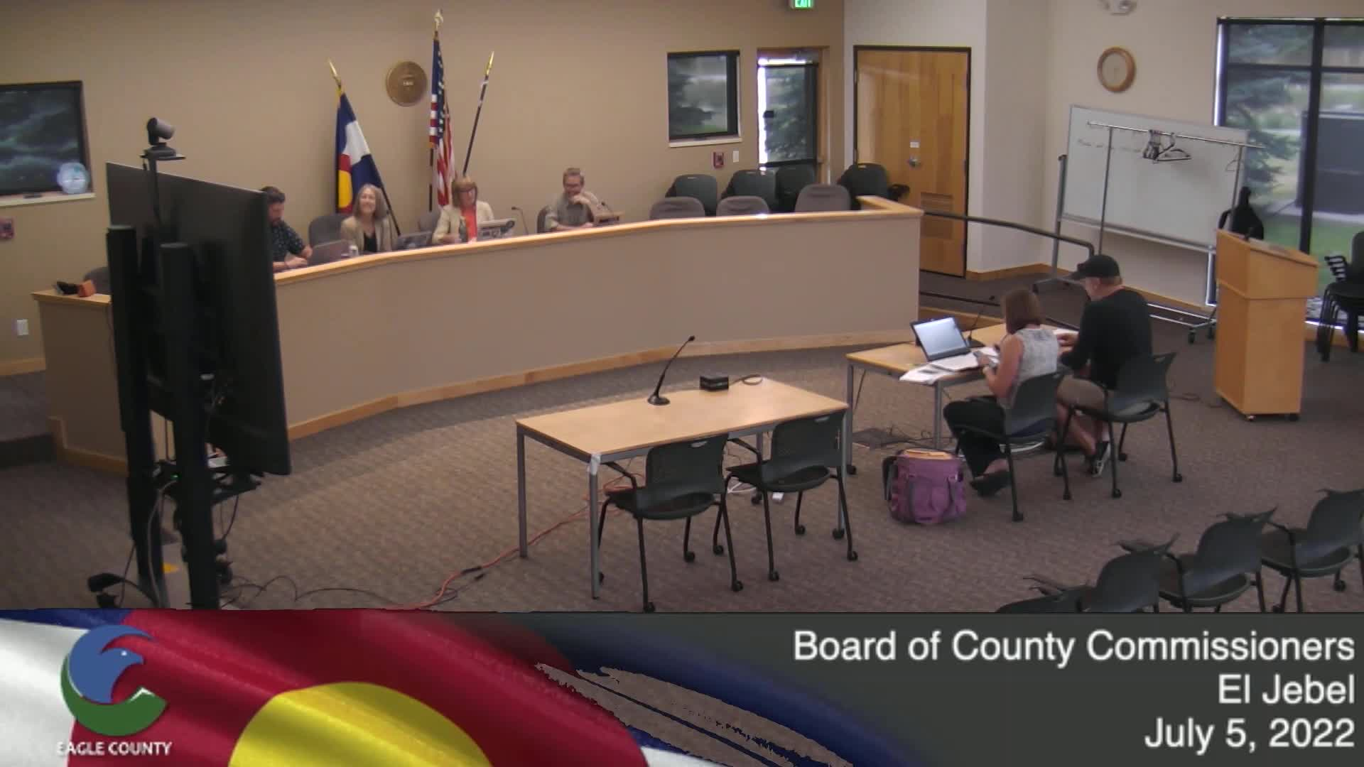Board of County Commissioner Tuesday Afternoon Meeting-July 5, 2022